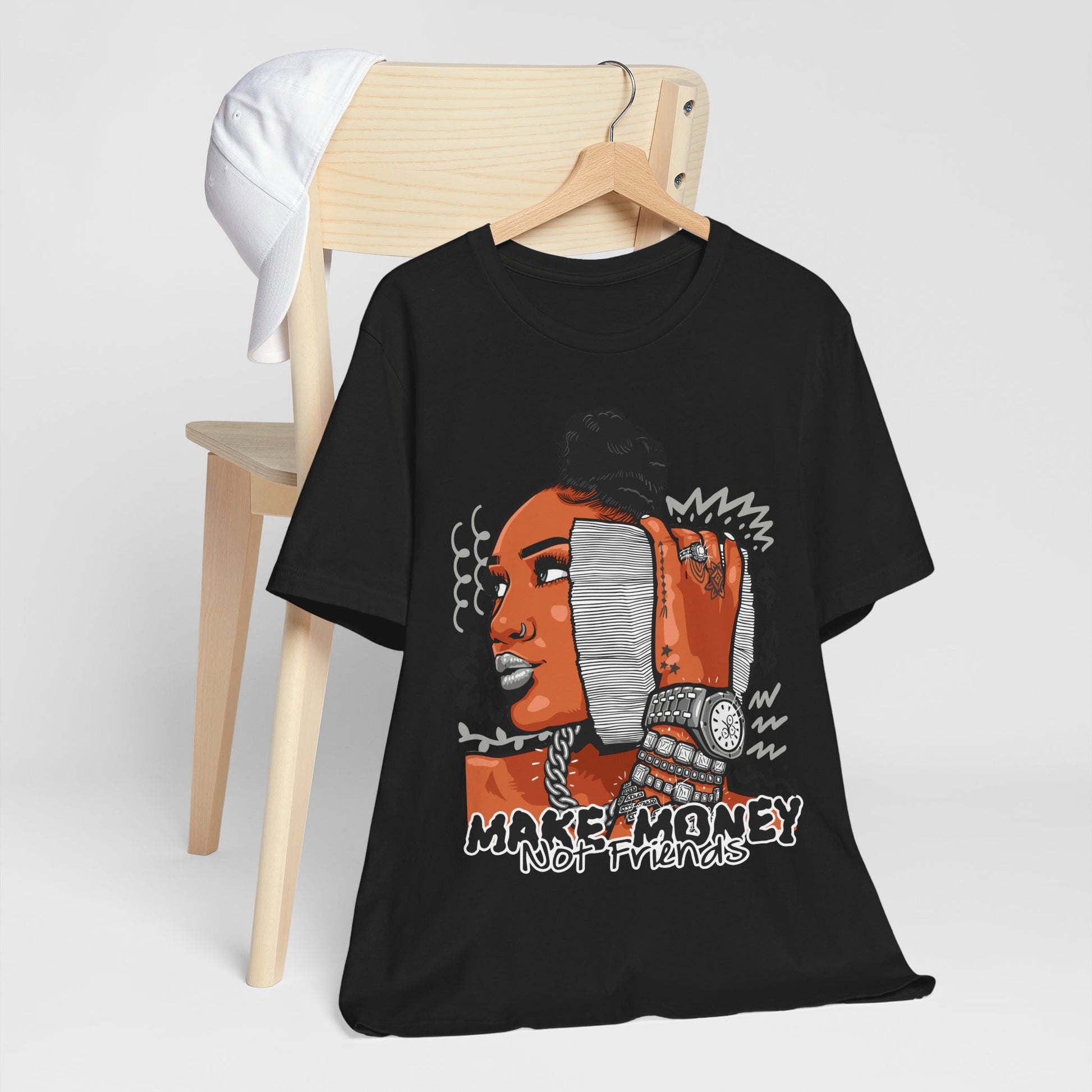 MAKE MONEY NOT FRIENDS PREMIUM Unisex Jersey Short Sleeve Tee