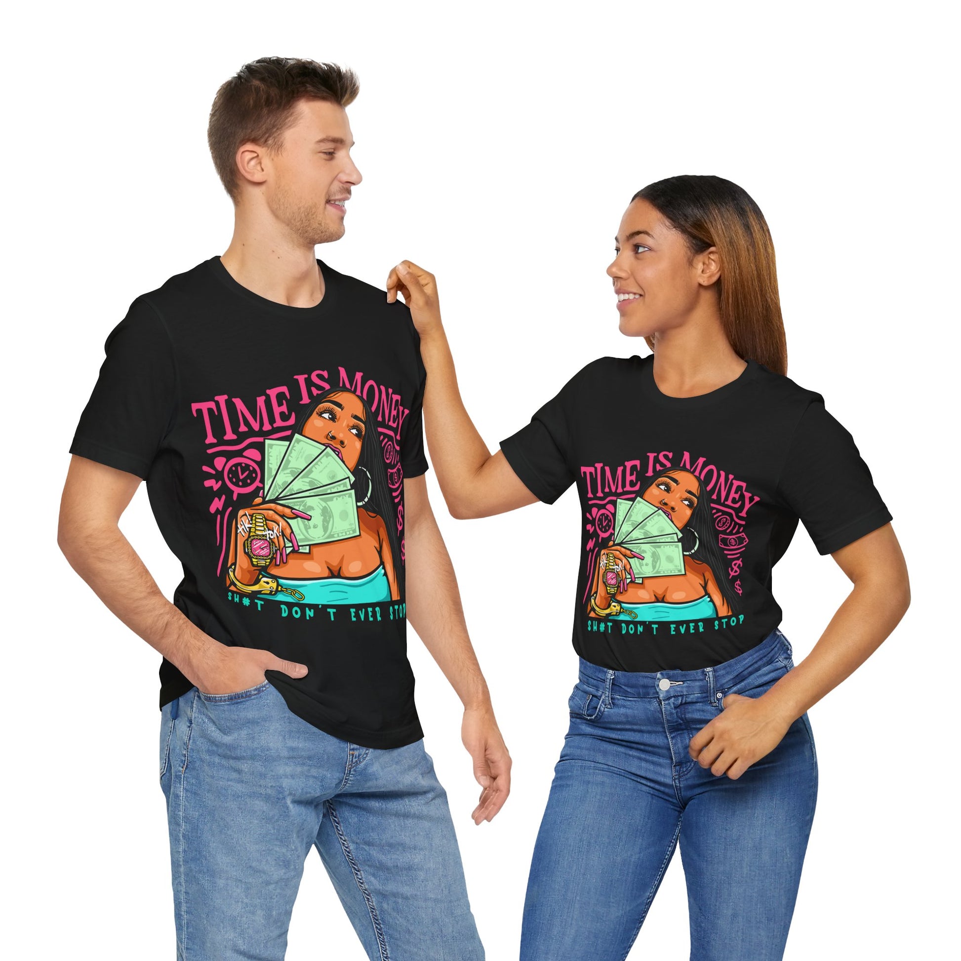 TIME IS MONEY PREMIUM Unisex Jersey Short Sleeve Tee