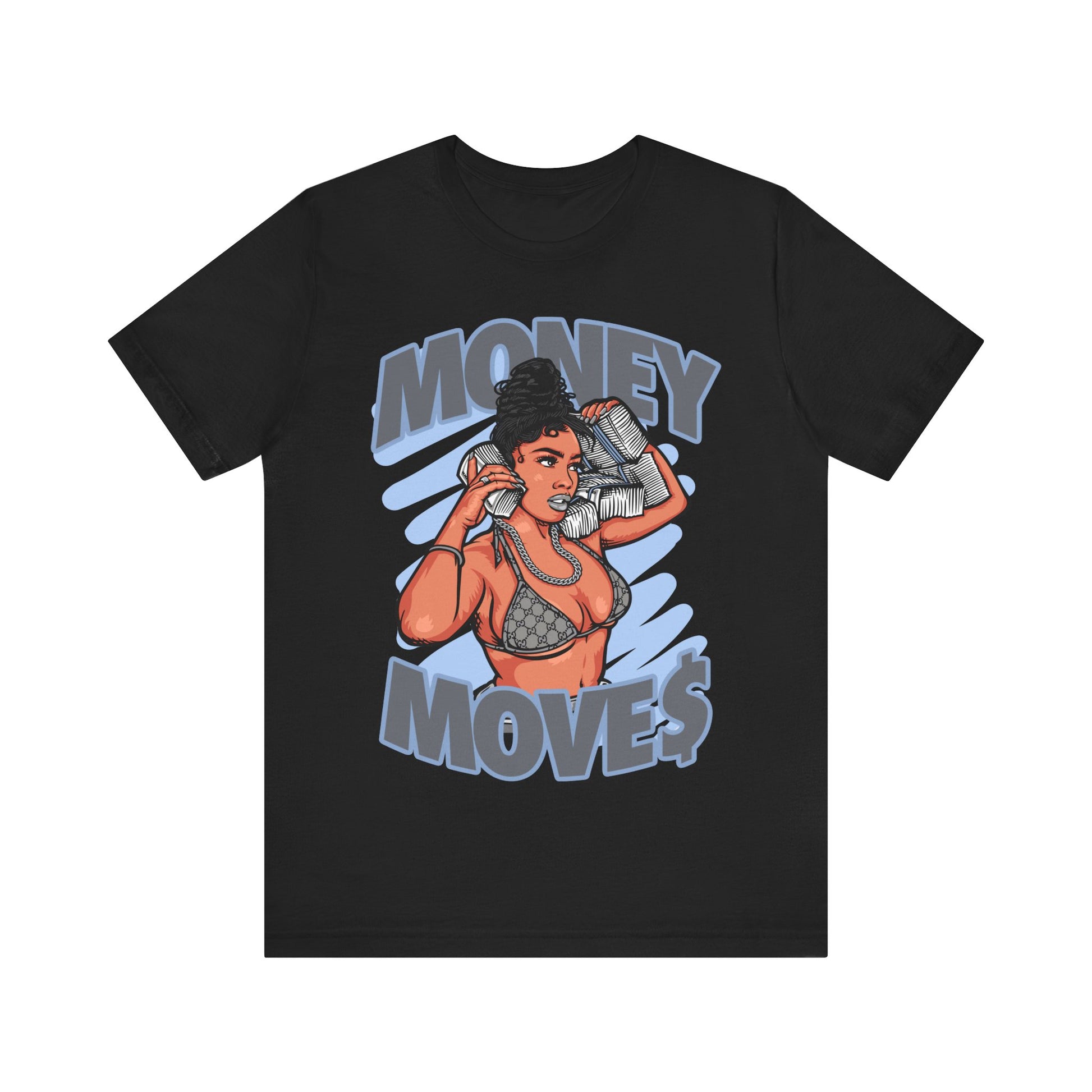 MONEY MOVES Unisex Jersey Short Sleeve Tee