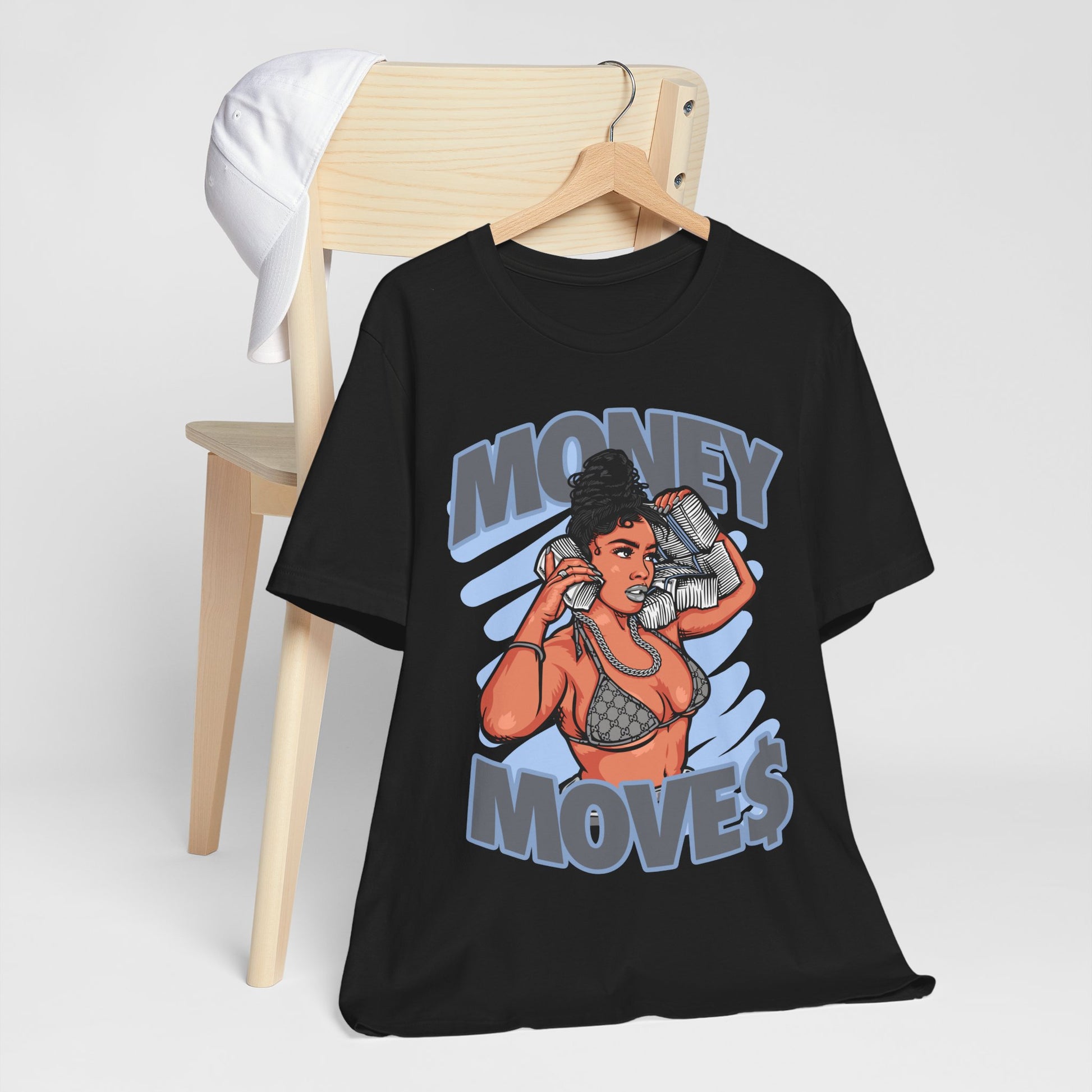 MONEY MOVES Unisex Jersey Short Sleeve Tee