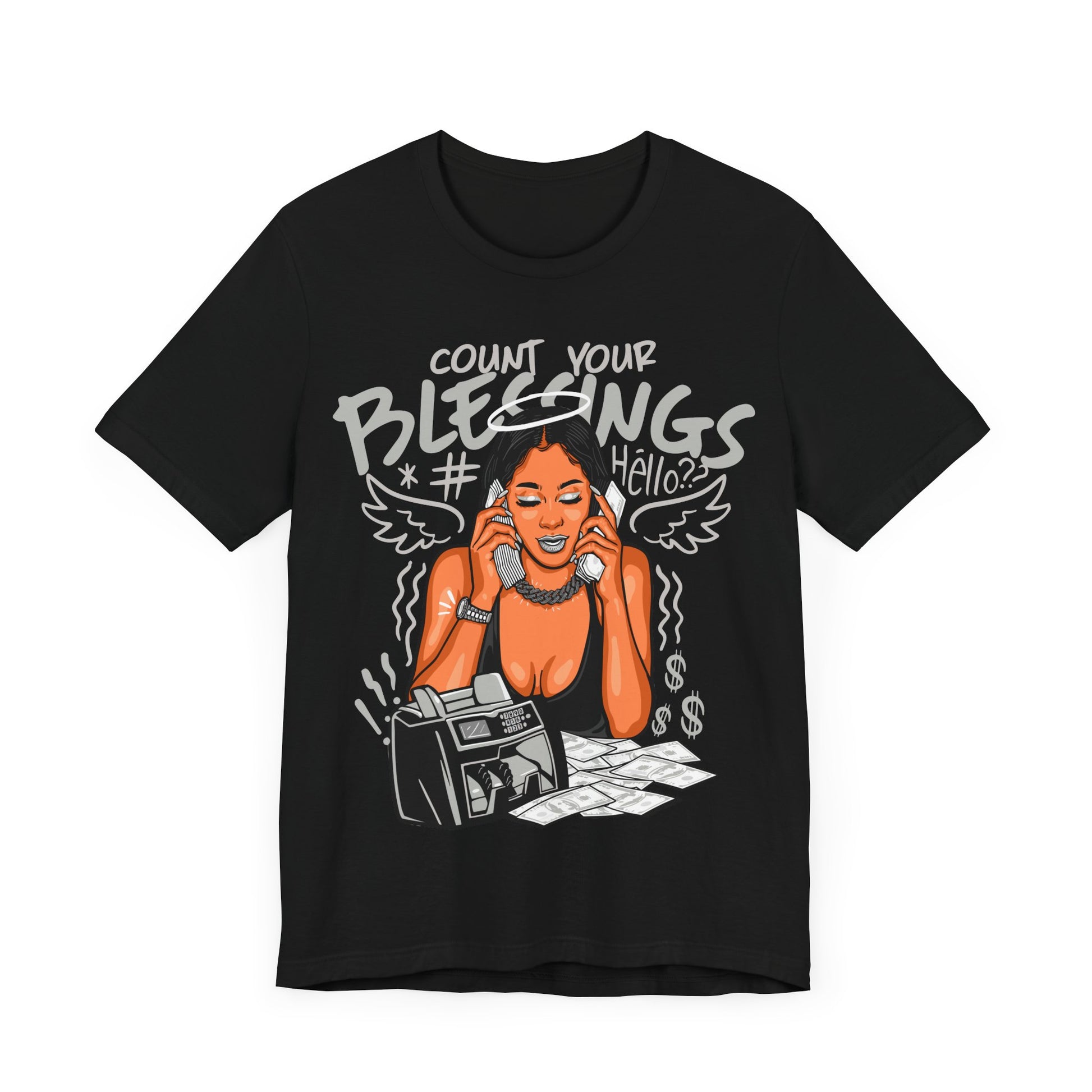 COUNT YOUR BLESSINGS PREMIUM Unisex Jersey Short Sleeve Tee
