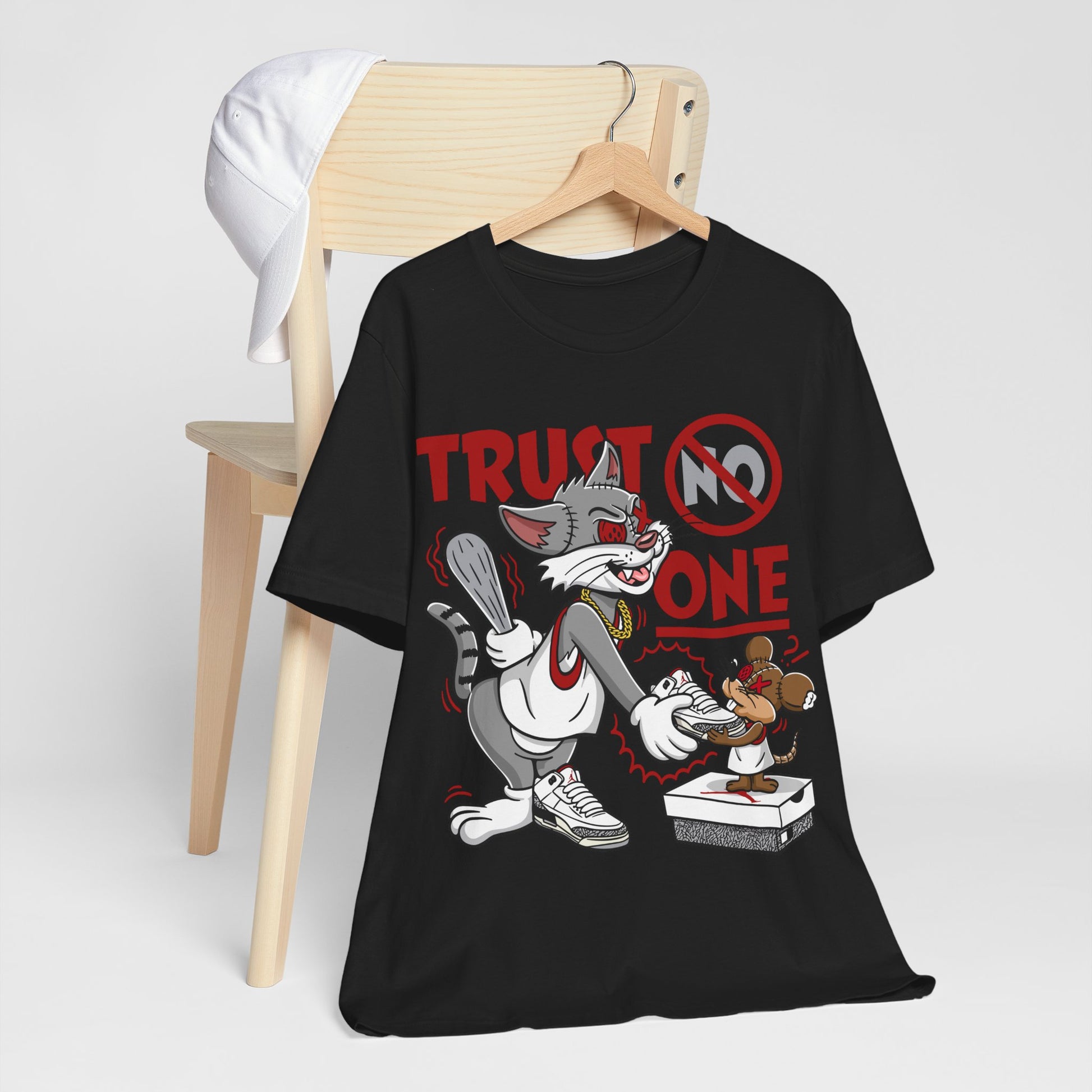 TRUST NO ONE PREMIUM Unisex Jersey Short Sleeve Tee
