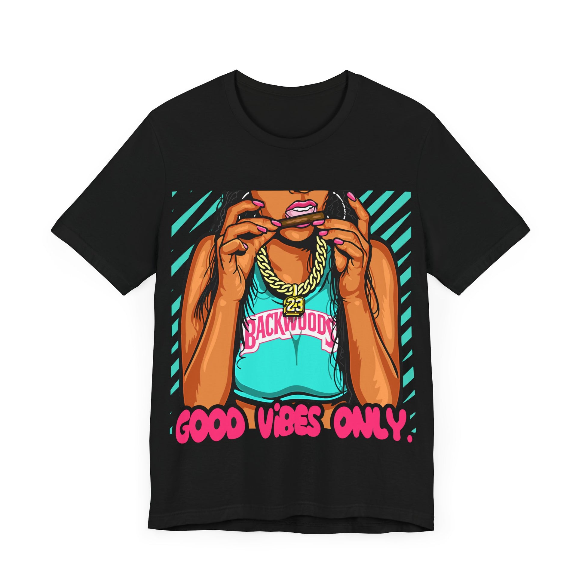 GOOD VIBES ONLY PREMIUM Unisex Jersey Short Sleeve Tee