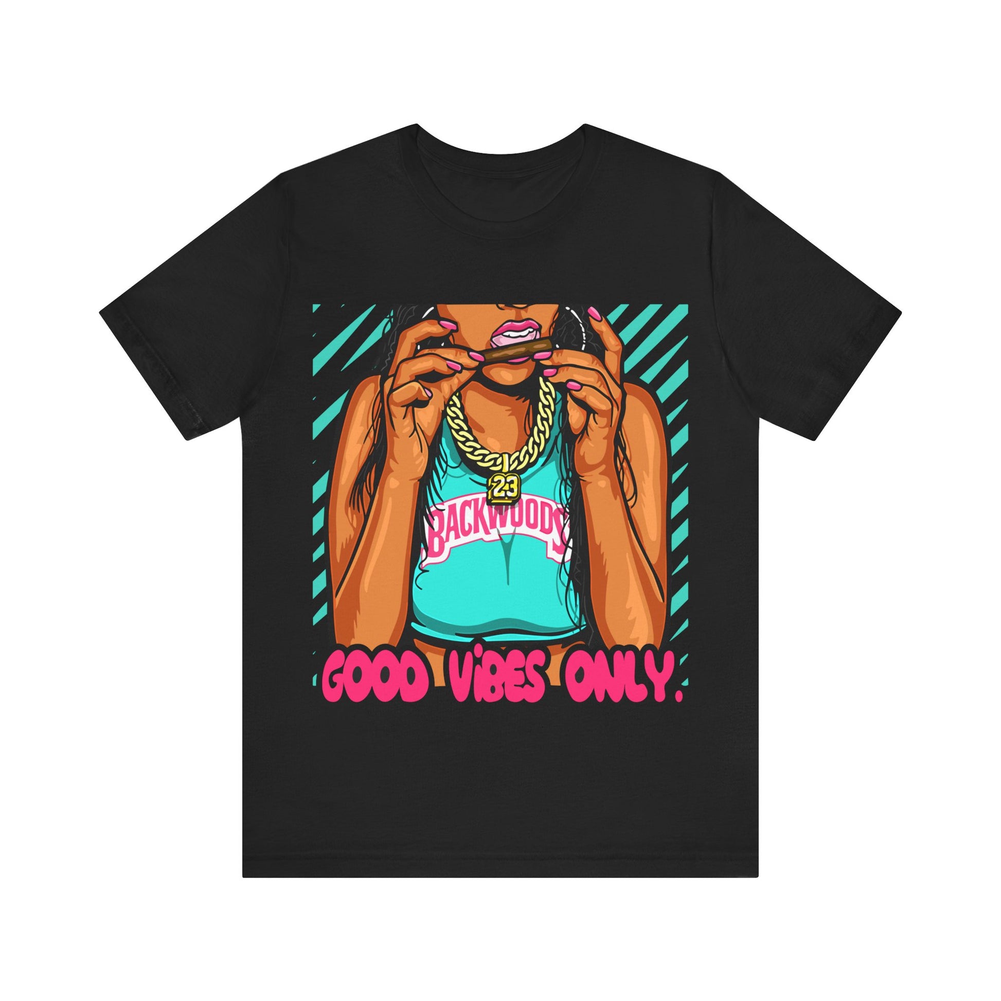 GOOD VIBES ONLY PREMIUM Unisex Jersey Short Sleeve Tee