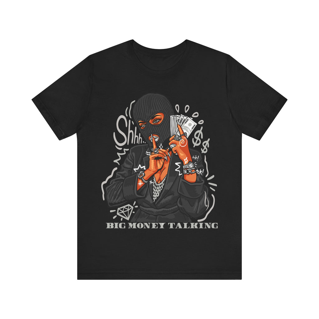 BIG MONEY TALKING PREMIUM Unisex Jersey Short Sleeve Tee