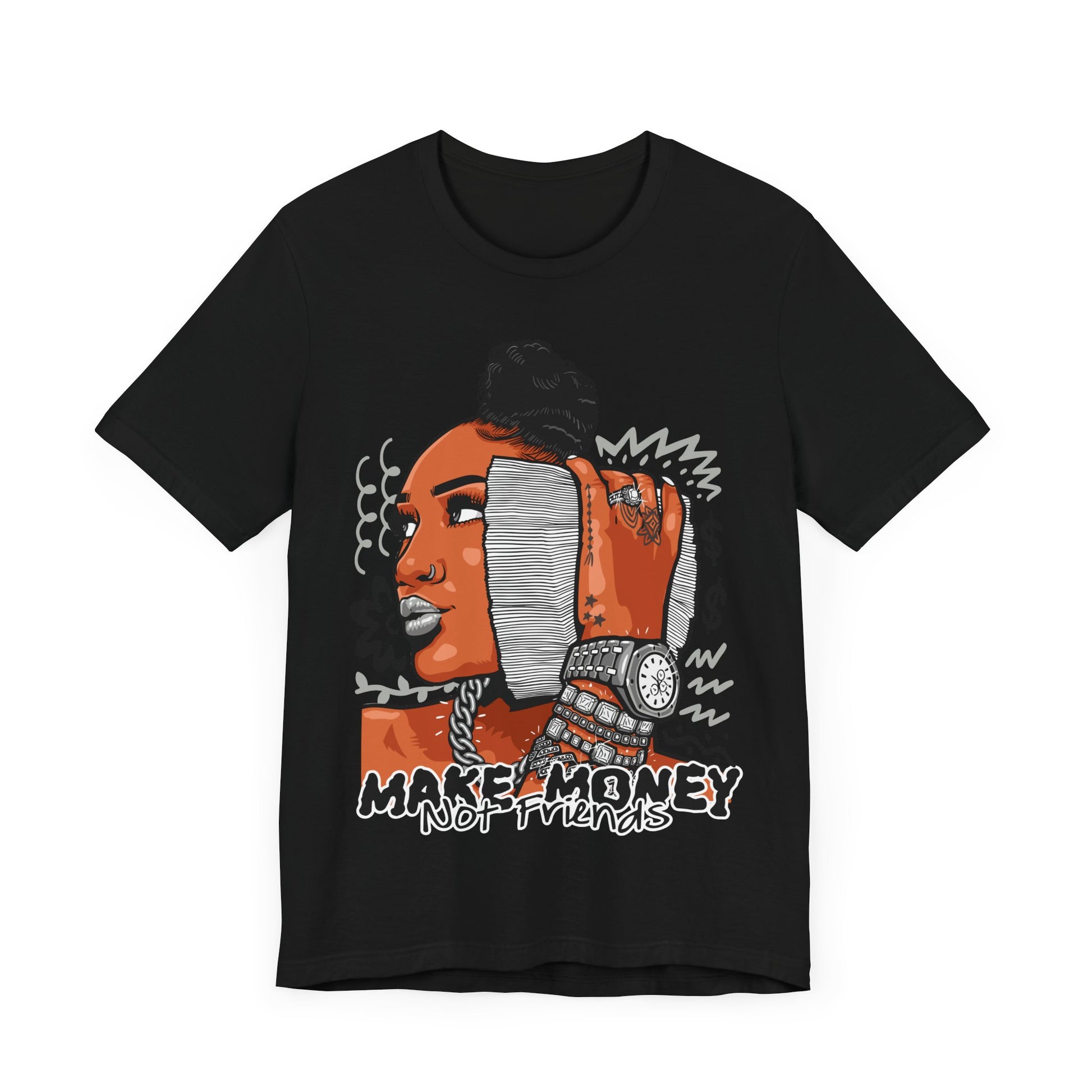 MAKE MONEY NOT FRIENDS PREMIUM Unisex Jersey Short Sleeve Tee