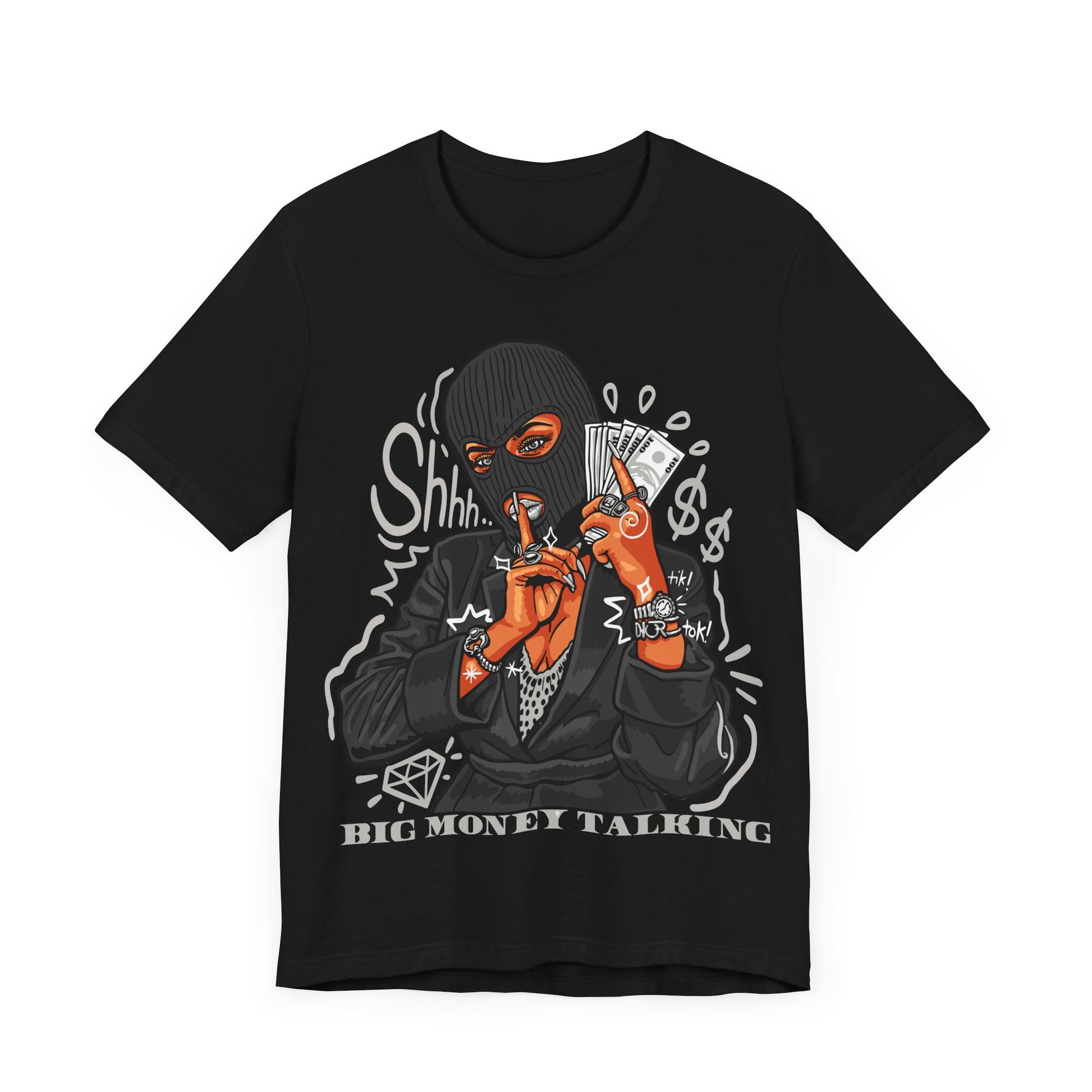 BIG MONEY TALKING PREMIUM Unisex Jersey Short Sleeve Tee