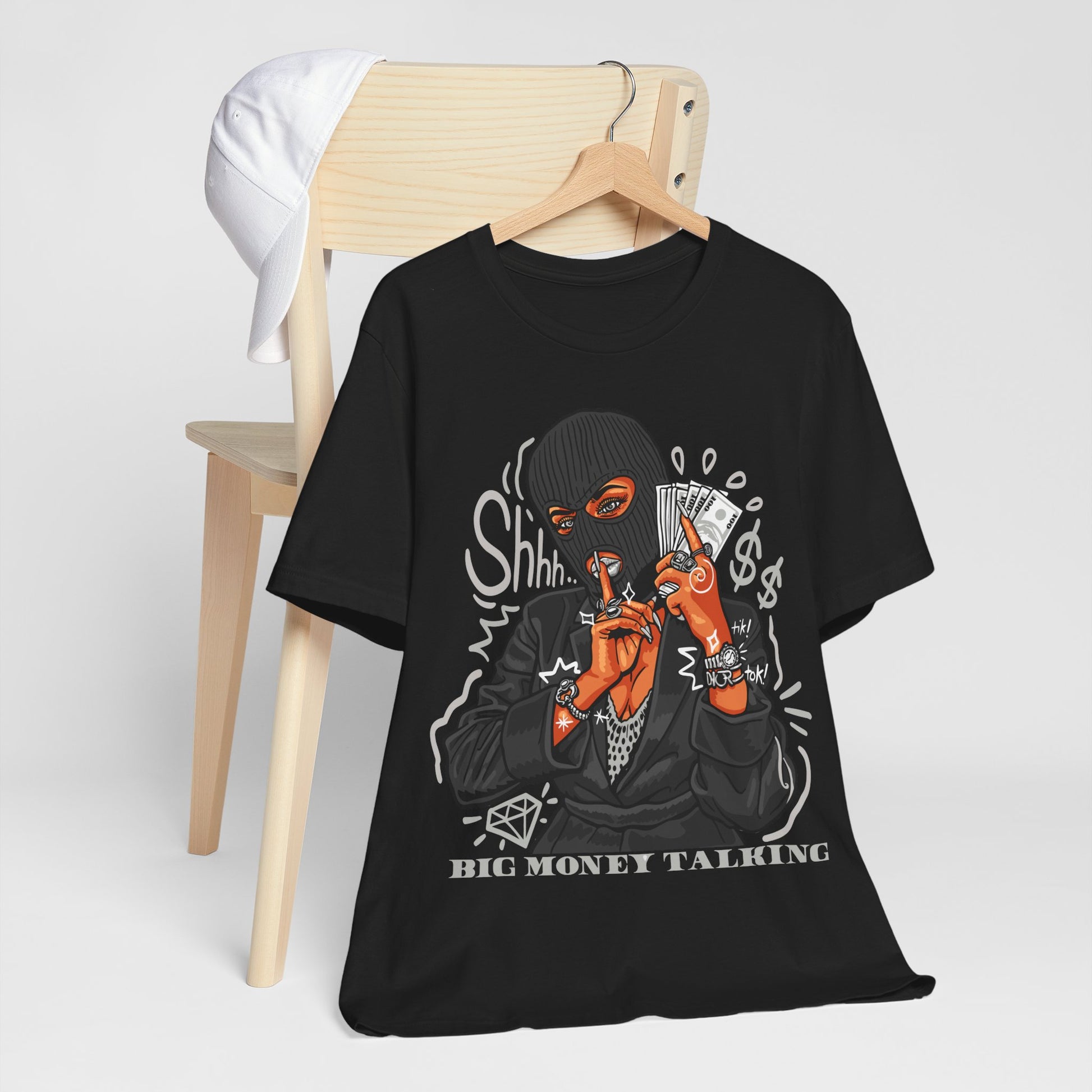 BIG MONEY TALKING PREMIUM Unisex Jersey Short Sleeve Tee
