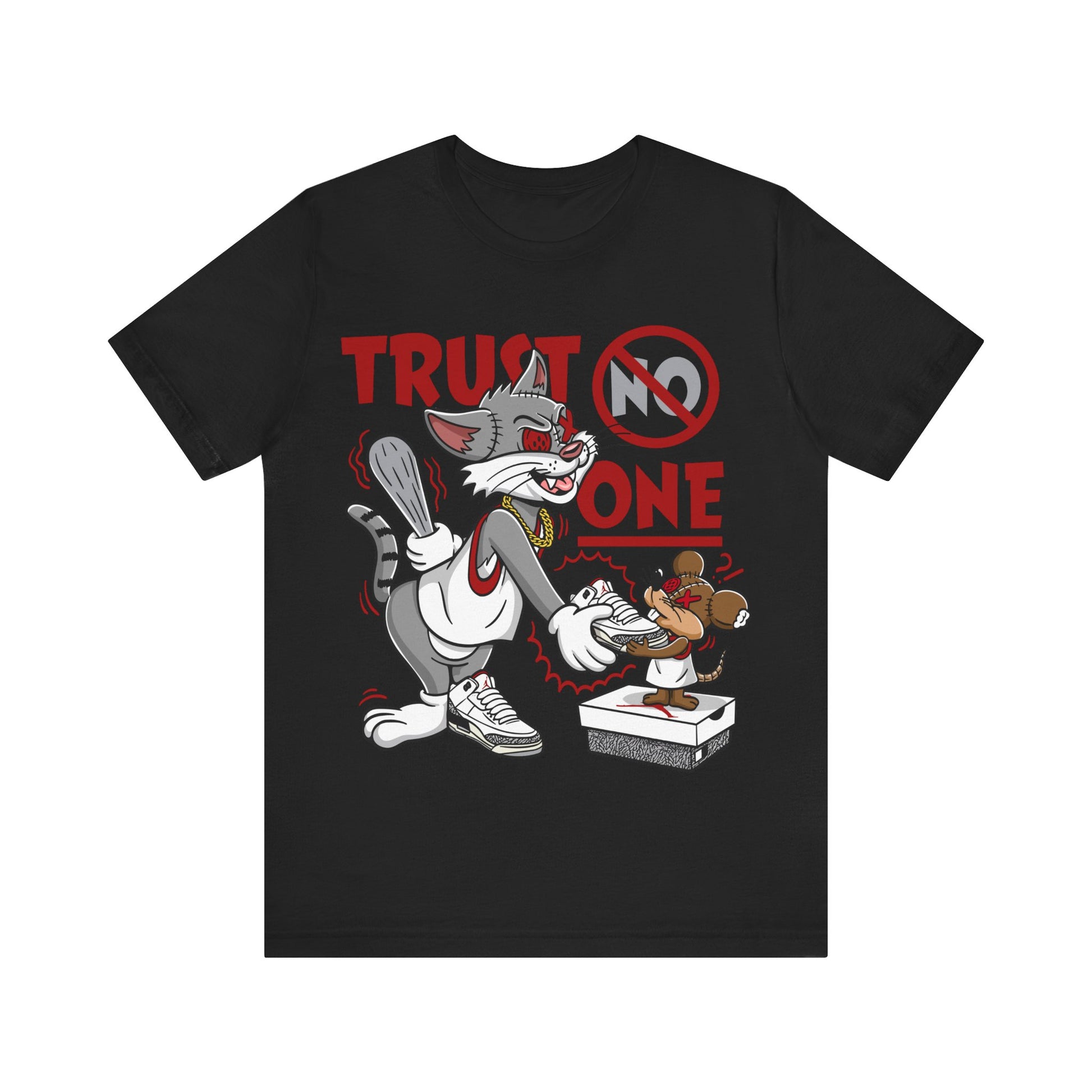 TRUST NO ONE PREMIUM Unisex Jersey Short Sleeve Tee