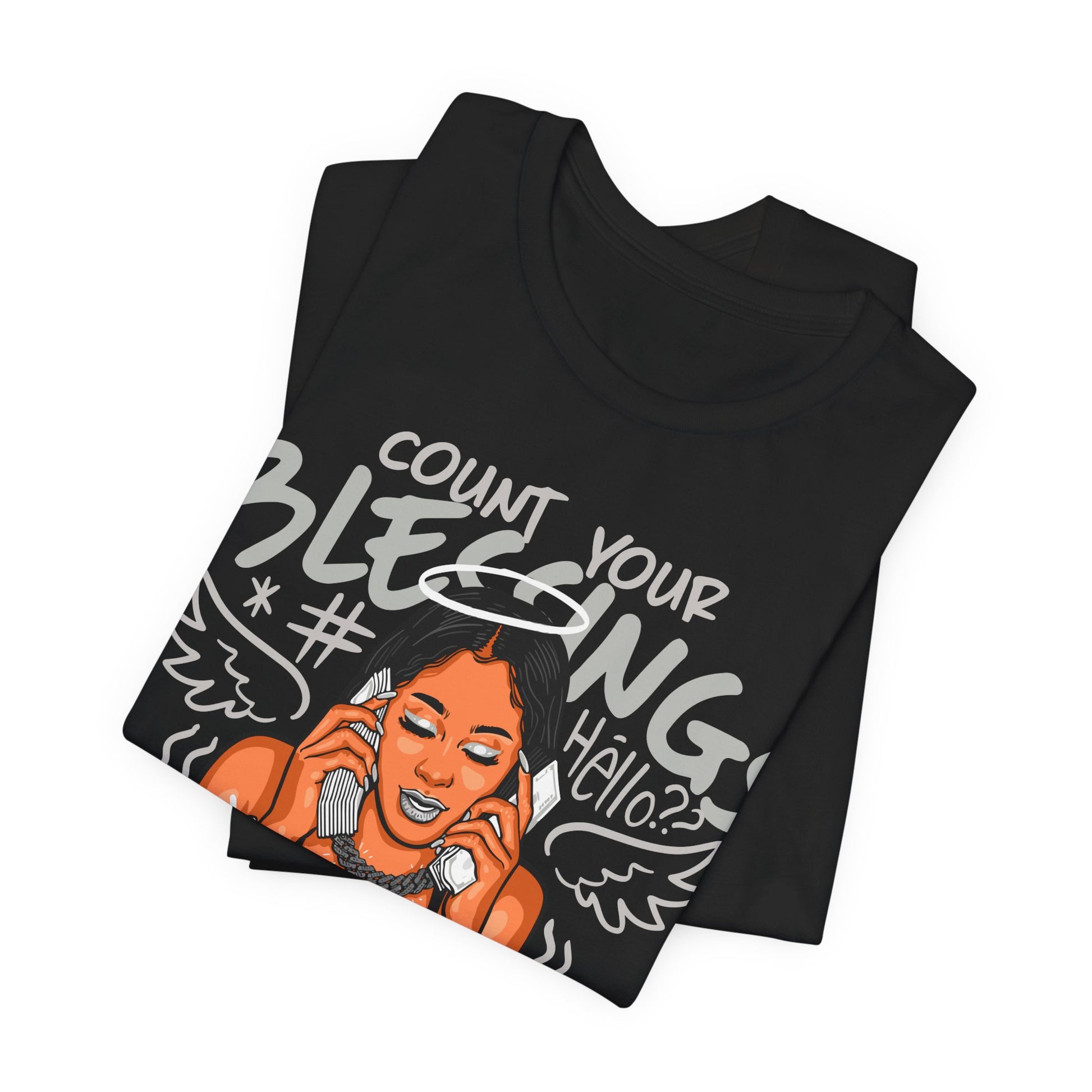 COUNT YOUR BLESSINGS PREMIUM Unisex Jersey Short Sleeve Tee