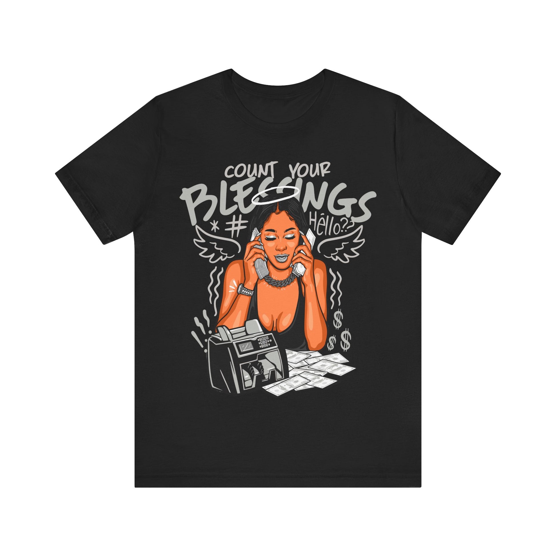 COUNT YOUR BLESSINGS PREMIUM Unisex Jersey Short Sleeve Tee