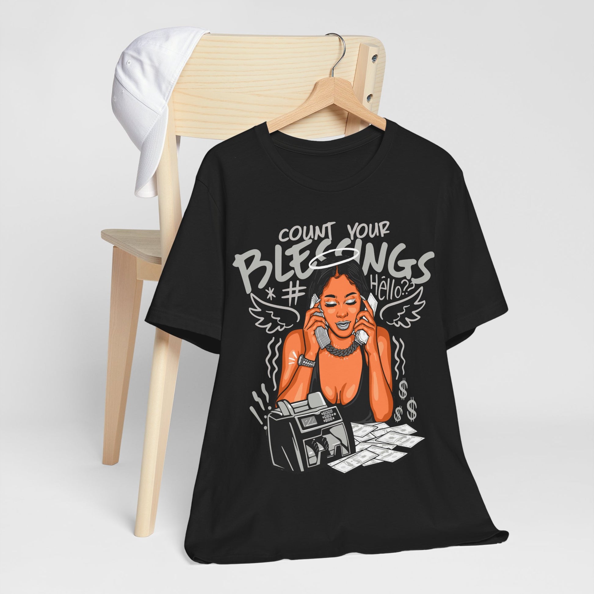 COUNT YOUR BLESSINGS PREMIUM Unisex Jersey Short Sleeve Tee