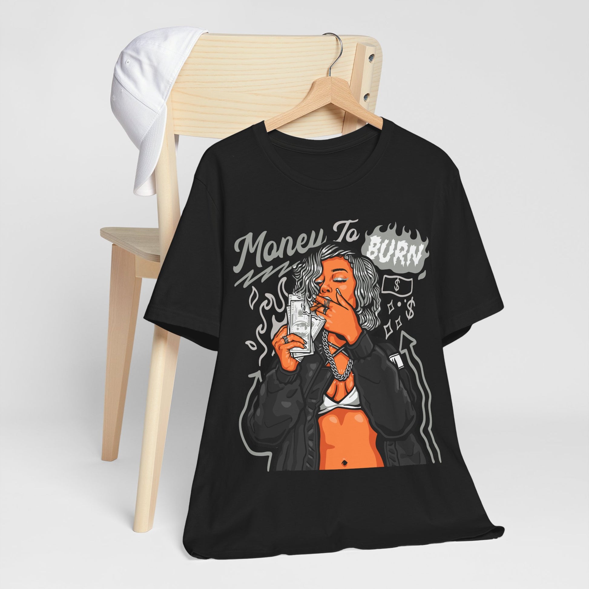 MONEY TO BURN PREMIUM Unisex Jersey Short Sleeve Tee