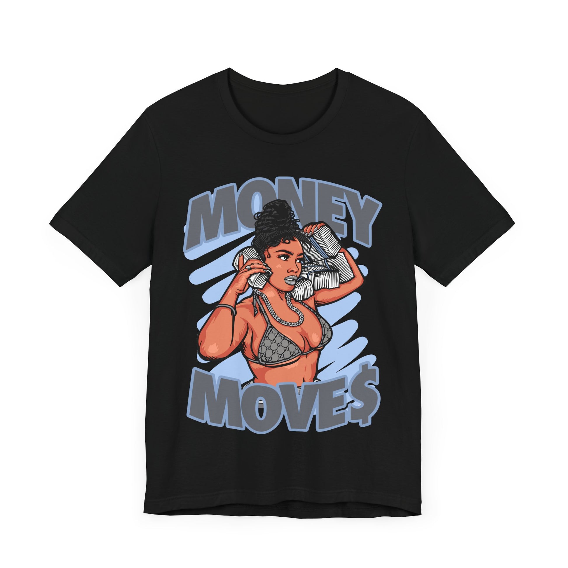 MONEY MOVES Unisex Jersey Short Sleeve Tee