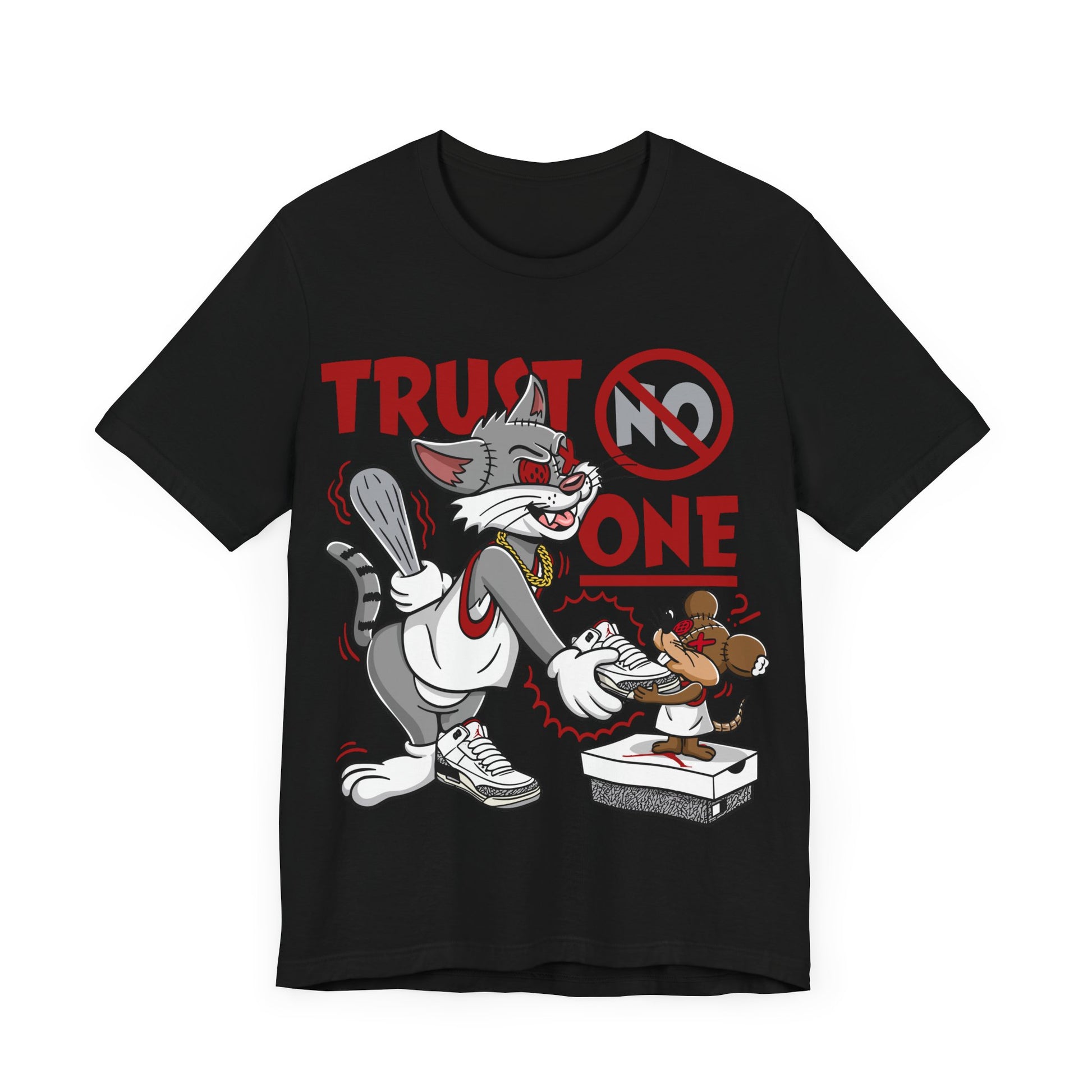 TRUST NO ONE PREMIUM Unisex Jersey Short Sleeve Tee